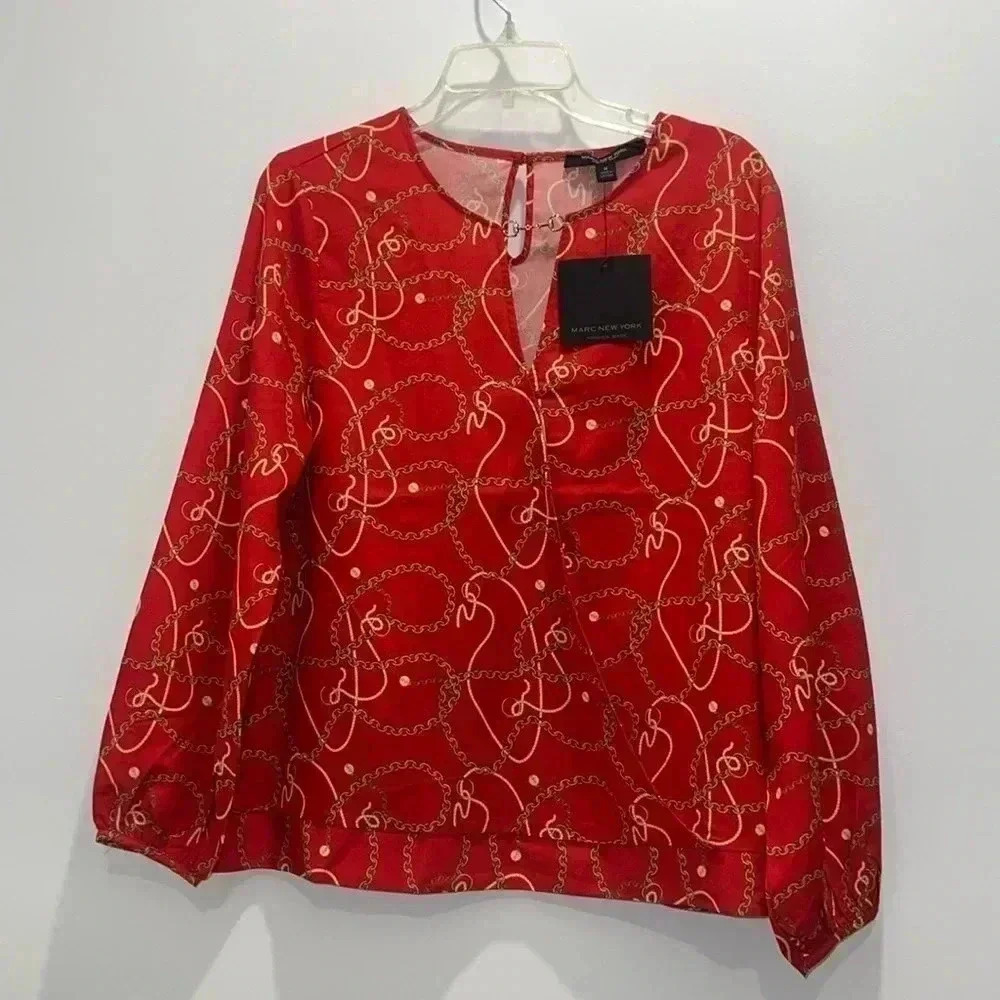 Marc New York Wrap Front Blouse​​